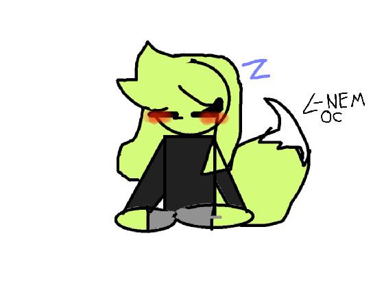 to sleep! (new oc)