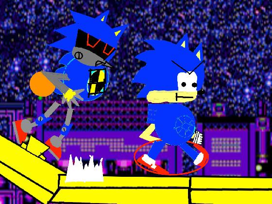 Sonic Vs Metal animation 1