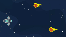 Comets Coming Though!! - Space Game