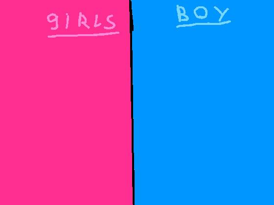 girls vs boys