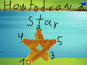 How to draw a star