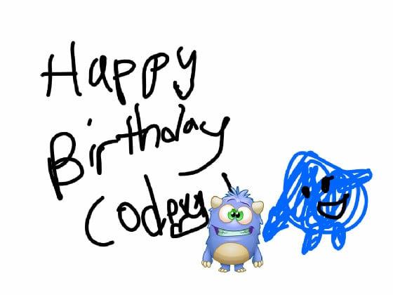 Codey Walks On His Birthday