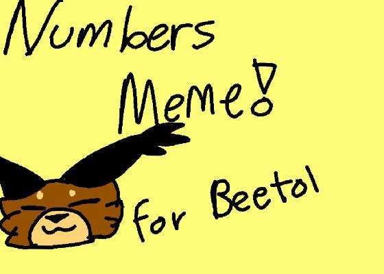 NUMBER Animation Meme: for beetol 1