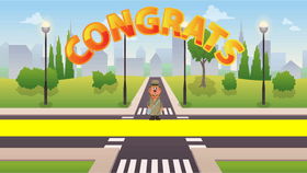 Crossing road game