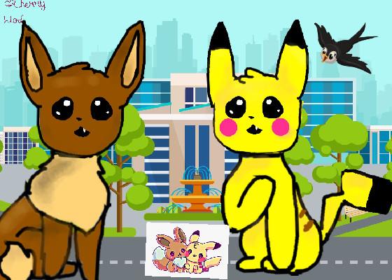 Pikachu and Eevee 1 1