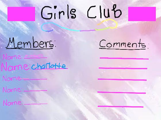 Girls Club 2.0! 1 1