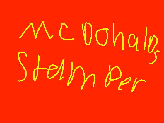 STAMP THE MC DONALDS LOGO