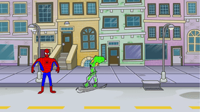 spider man  vs green  globin