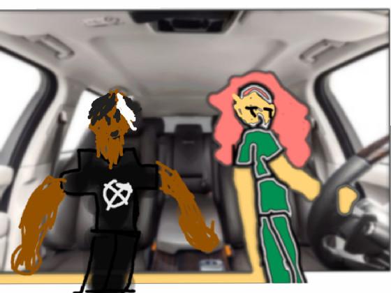 add your oc in a car  