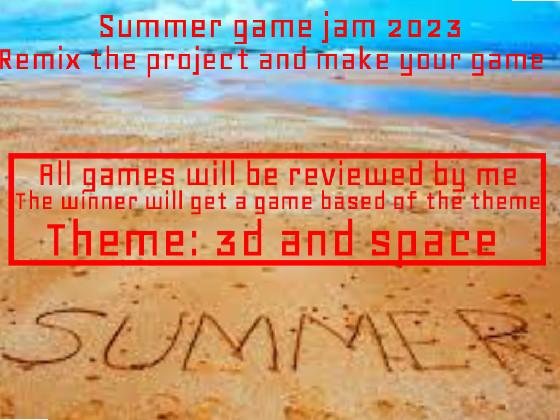 summer game jam 2023