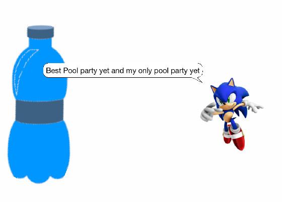 Sonic talks about water