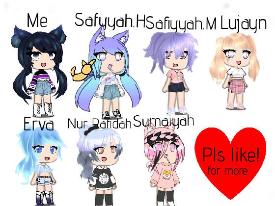 My friends as gacha!❤️ 1