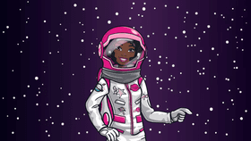 barbie in space