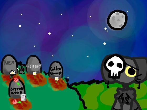 “past graveyard” . . . 1