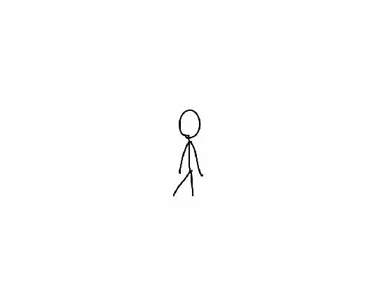 stickman walking