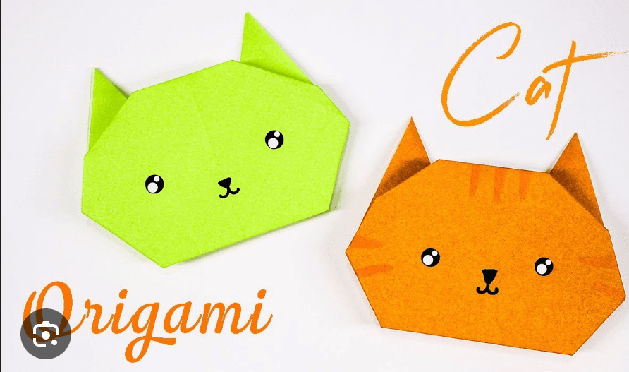how to make origami cat