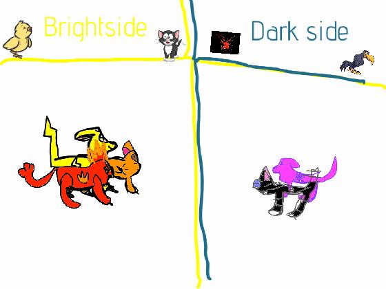add your OC on the bright side or the dark side