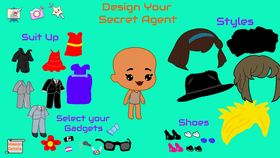 Dress up a Secret Agent!