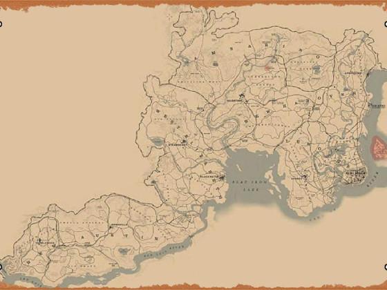 red dead 2 map