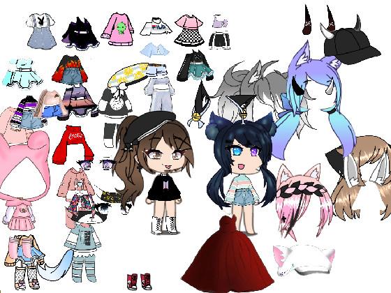 gacha life dress up game❤️ 1