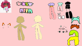 Pastel doll: Girl dress up