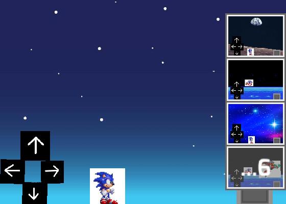 sonic the hedgehog in space