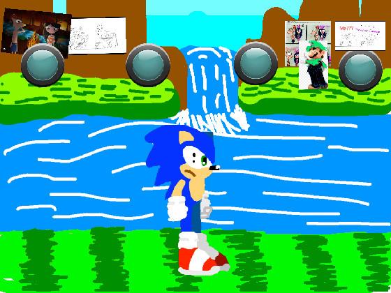 Sonic Animations tris to get owt of my lend