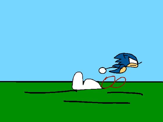 Add Your OC Running With Sonic.