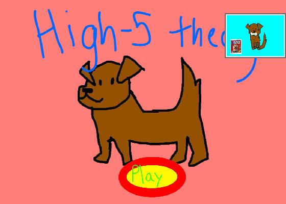 High-5 the dog