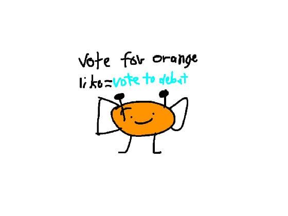 vote for orange
