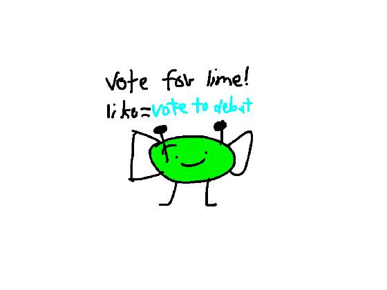 vote for lime