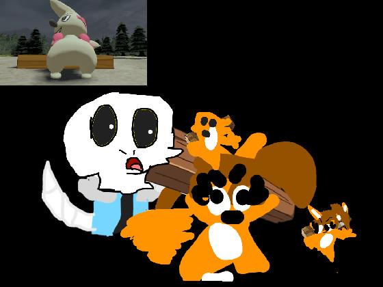 Sparky and the Timburr Trio VS. Sans 2