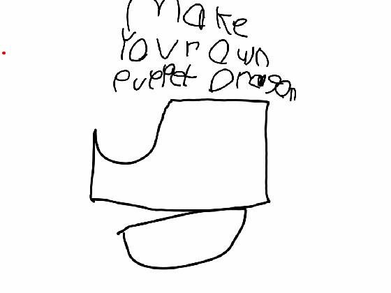 make your own puppet dragon