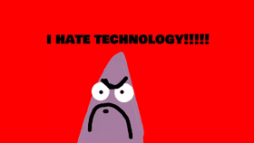 patrick hates technology