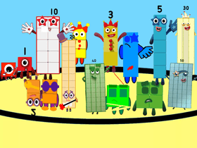 1 ot 50 band numberblocks