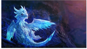 baby crystal dragon