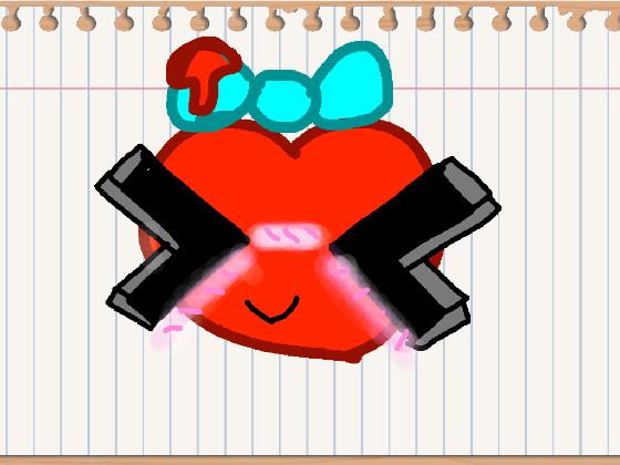 Draw heart squishy