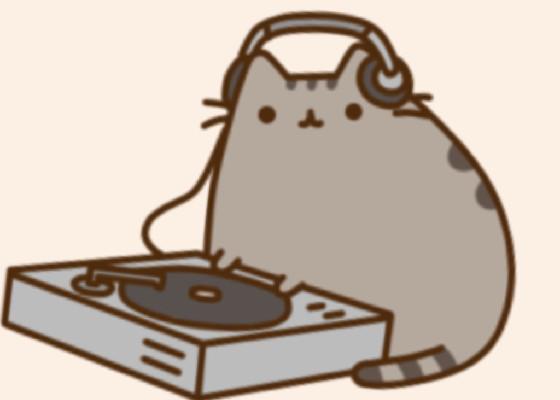 Pusheen plays battle cats theme