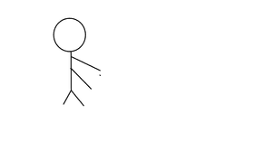 Stick man animation.