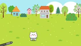 A Pet Game with cat scaling