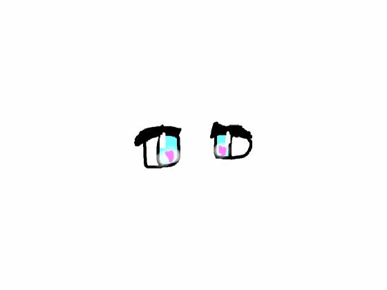 I can draw cute eyes