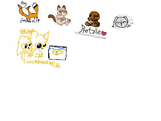 Add your oc’s! (your pets or your favourite animal) 1 1 1 1