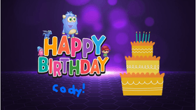 Happy Birthday cody