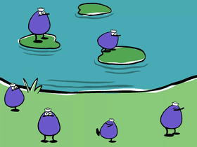 all purple peep animations