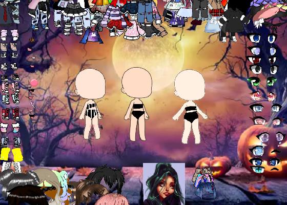 gacha dressup happy halloween!💀 1