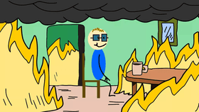 this is fine brecker meme 2