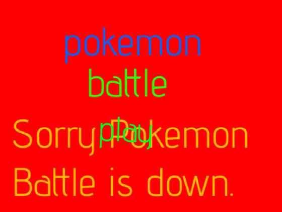 pokemon battle