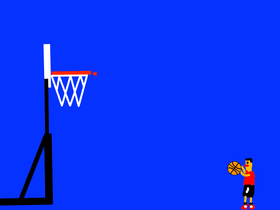 shoot basketball