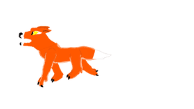 running fox