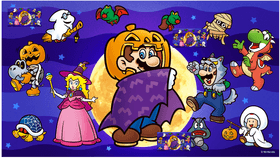 Mario halloween dance party!